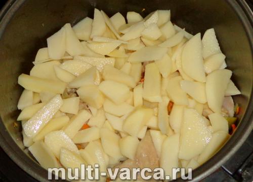 Борщ в мультиварке с курицей без зажарки. Борщ с курицей в мультиварке 28