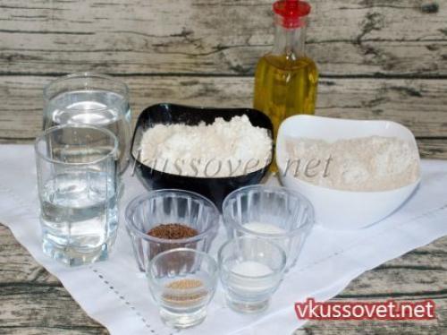 Рецепт хлеб с ржаной муки с семенами льна. Хлеб ржано – пшеничный с семенем льна