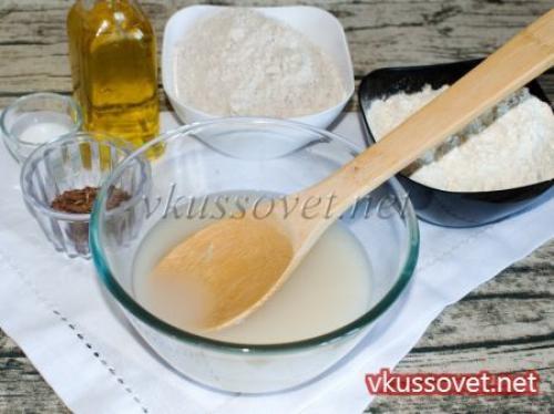 Рецепт хлеб с ржаной муки с семенами льна. Хлеб ржано – пшеничный с семенем льна