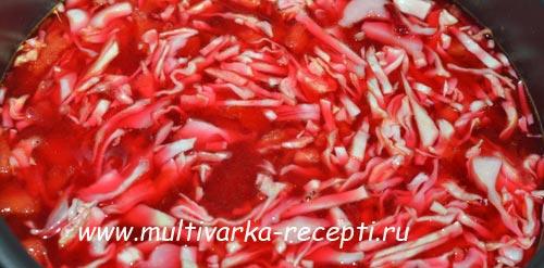 Постный борщ в мультиварке скороварке. Постный борщ с фасолью в мультиварке