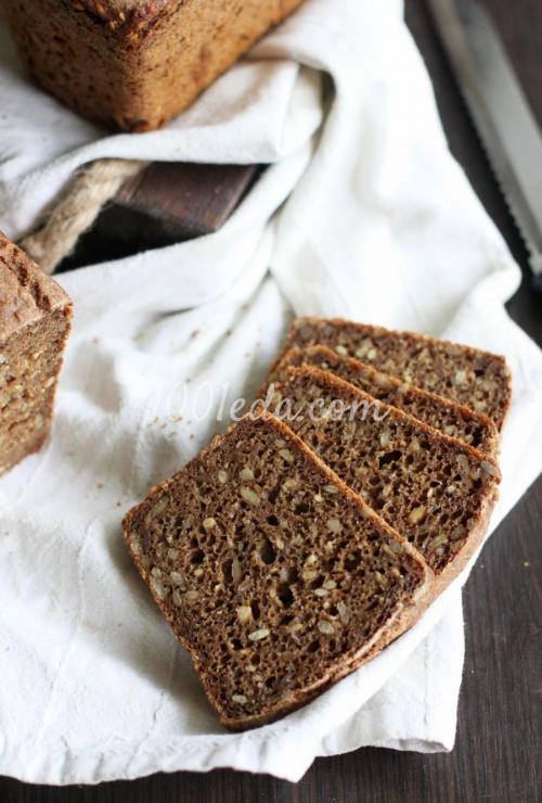 Ржаной хлеб на закваске со смесью семян рецепт.. Хлеб ржаной с семечками на закваске