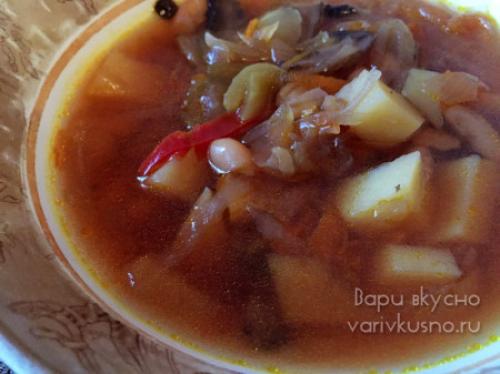 Постный борщ в мультиварке скороварке. Постный борщ с фасолью в мультиварке скороварке Brand 6051