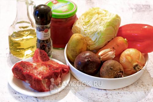 Постный борщ в мультиварке со специями и сельдереем 33