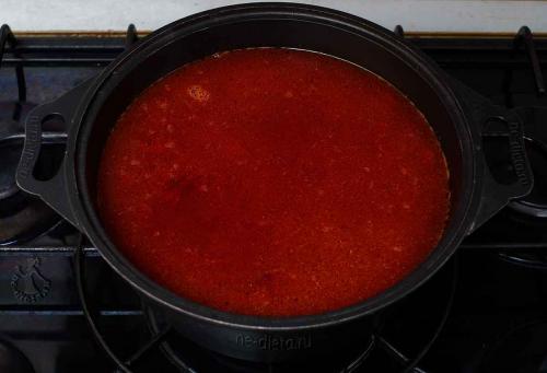 Калорийность постного борща с картошкой. Как приготовить очень вкусный постный борщ на воде — классический рецепт постного борща со свеклой и капустой с пошаговыми фото