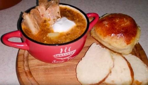 Борщ без томата и свеклы. Как приготовить вкусный борщ с мясом, без свеклы со свежей капустой