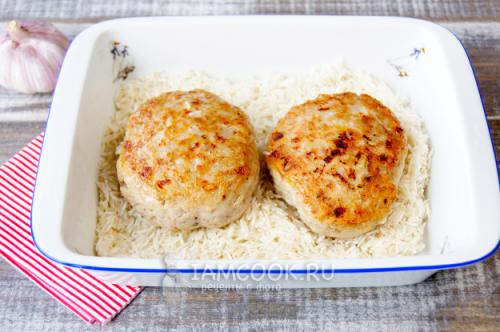 Котлеты с гарниром из риса. Пошаговый процесс приготовления 29 Котлеты с гарниром из риса. Пошаговый процесс приготовления 29