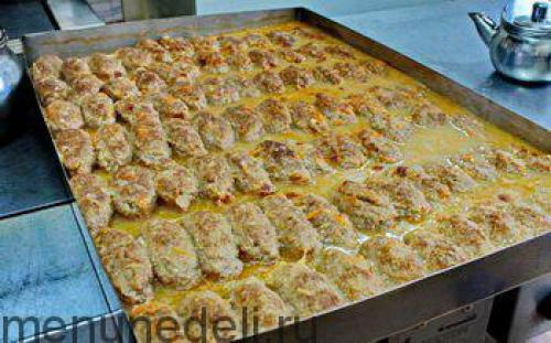 Мясные биточки, как в детском саду. Котлеты, как в детском саду по настоящему рецепту