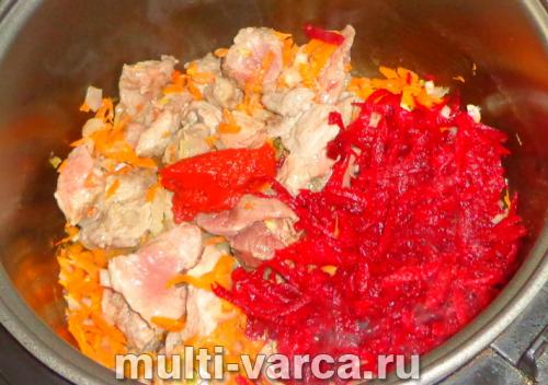 Борщ в мультиварке за 1 час. Борщ классический в мультиварке 05 Борщ в мультиварке за 1 час. Борщ классический в мультиварке 05