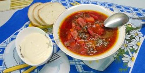 Красный борщ без капусты в мультиварке. Красный борщ со щавелем без капусты в мультиварке 08 Красный борщ без капусты в мультиварке. Красный борщ со щавелем без капусты в мультиварке 08