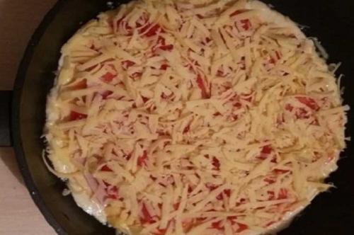 Воздушная пицца на сковороде. Пицца на сковороде за 10 минут — пошаговый рецепт с майонезом