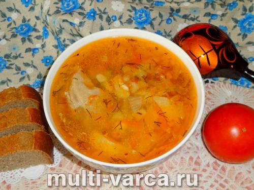 Борщ с курицей в мультиварке 09 Борщ с курицей в мультиварке 09