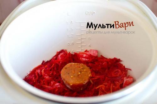 Борщ с курицей в мультиварке 34 Борщ с курицей в мультиварке 34