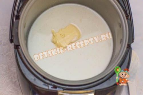 Жидкая манная каша в мультиварке. Манная каша в мультиварке
