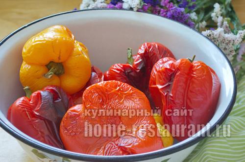 Печеный перец в маринаде на зиму. Печеный перец на зиму «для гурманов»