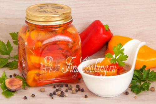 Печеный перец на зиму без стерилизации. Рецепт 1: печеный перец на зиму (пошаговые фото)