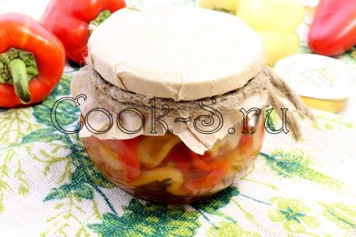 Запеченный перец на зиму. Салат из кабачков и перца на зиму 36 Запеченный перец на зиму. Салат из кабачков и перца на зиму 36