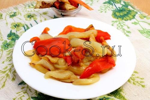 Запеченный перец на зиму. Салат из кабачков и перца на зиму 30 Запеченный перец на зиму. Салат из кабачков и перца на зиму 30