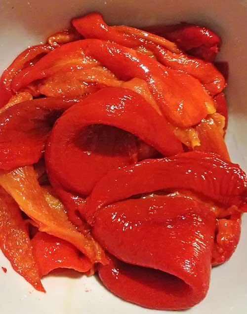 Запечь перец в духовке дольками. Ингредиенты