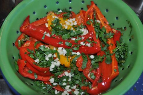 Жареный болгарский перец на зиму по-армянски. Перцы по-армянски.