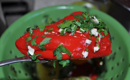 Жареный болгарский перец на зиму по-армянски. Перцы по-армянски.