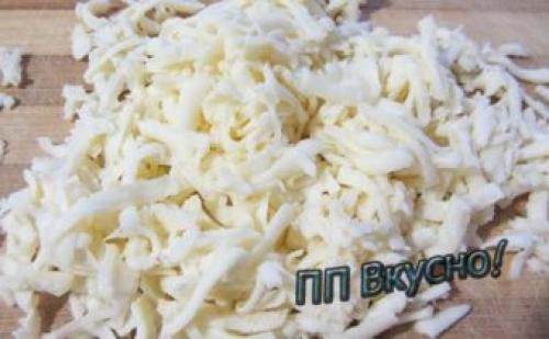 Перец, запеченный в духовке с сыром. Ингредиенты для 1 порции