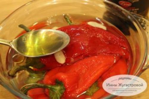 Запеченные перцы в быстром маринаде. Маринованный запеченный сладкий перец быстрого приготовления