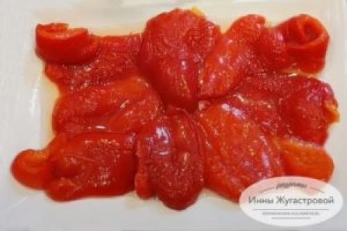 Запеченные перцы в быстром маринаде. Маринованный запеченный сладкий перец быстрого приготовления