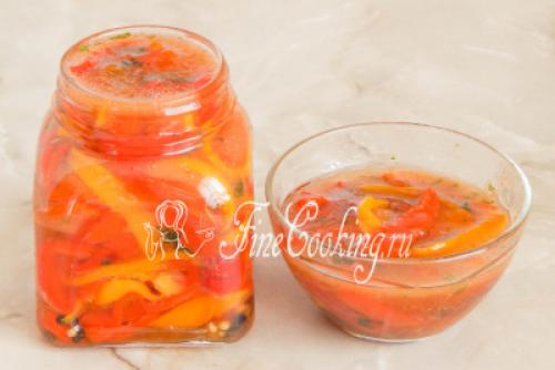 Печеный перец на зиму без стерилизации. Рецепт 1: печеный перец на зиму (пошаговые фото)