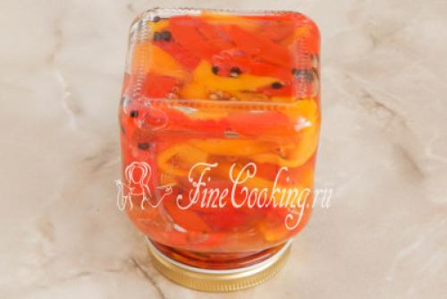 Печеный перец на зиму без стерилизации. Рецепт 1: печеный перец на зиму (пошаговые фото)