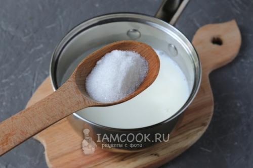 Каша манная с творогом. Манная каша с творогом 02