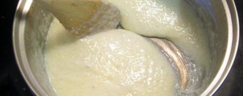 Каша манная с творогом. Манная каша с творогом 09