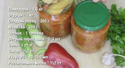 Лечо с огурцами и морковью на зиму. Лечо из огурцов и помидоров на зиму — невероятно вкусный рецепт заготовки