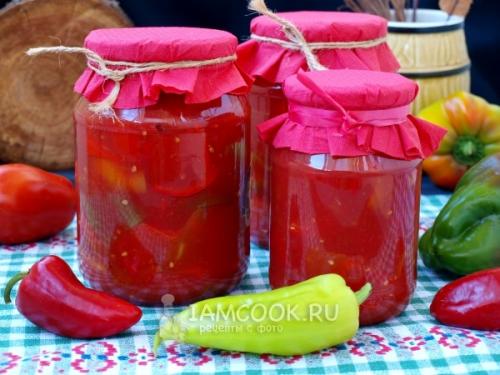 Лечо без уксуса из помидоров и перца на зиму. Лечо из перца и помидоров без уксуса 07