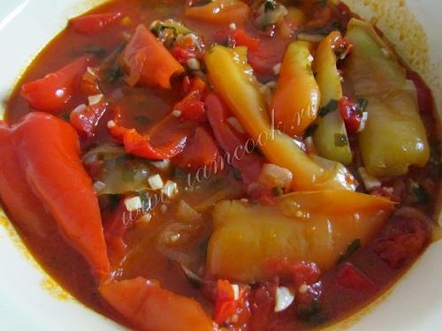 Болгарское лечо с чесноком. Лечо по-домашнему 13 Болгарское лечо с чесноком. Лечо по-домашнему 13