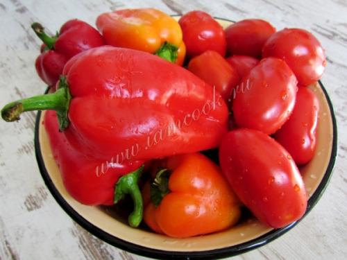 Болгарское лечо с чесноком. Лечо по-домашнему 01 Болгарское лечо с чесноком. Лечо по-домашнему 01