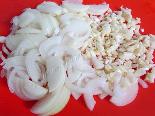 Болгарское лечо с чесноком. Лечо по-домашнему 07 Болгарское лечо с чесноком. Лечо по-домашнему 07