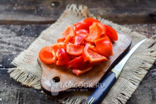 Лечо острое с луком и чесноком. Пошаговый рецепт с фото 05 Лечо острое с луком и чесноком. Пошаговый рецепт с фото 05