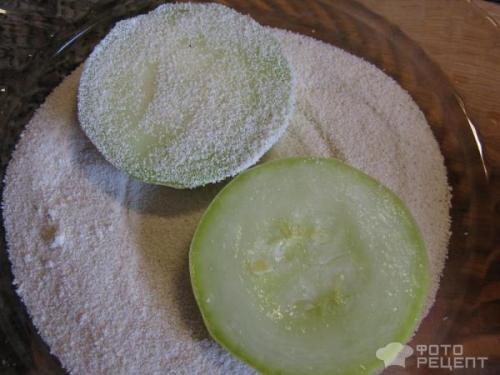 Жареные в манке кабачки. Рецепт: Жареные кабачки - хрустящие в манке