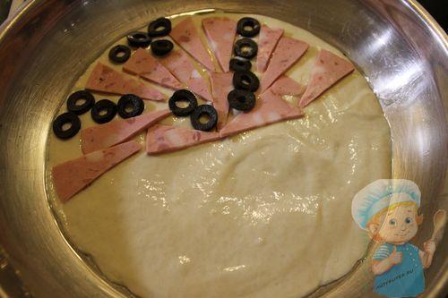 Пицца на сковороде на майонезе без яиц. Готовим пиццу на сковороде без яиц