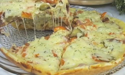 Ленивая пицца на сковороде. Пицца на сковороде по очень быстрому рецепту за 10 минут