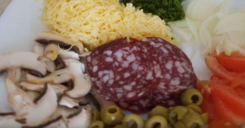 Быстрая пицца на сковородке. Пицца на сковороде быстро и вкусно. Быстрая пицца за 10 минут