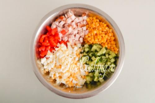 Салаты с копченой курицей без майонеза - 13 домашних вкусных рецептов 15 Салаты с копченой курицей без майонеза - 13 домашних вкусных рецептов 15