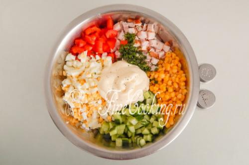 Салаты с копченой курицей без майонеза - 13 домашних вкусных рецептов 16 Салаты с копченой курицей без майонеза - 13 домашних вкусных рецептов 16