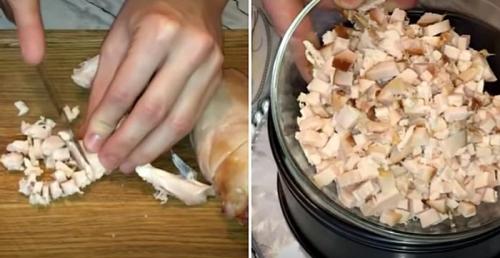 Салат с копченой курицей и корейской морковью и сухариками. Как приготовить салат с морковкой по-корейски, копченой курицей и грибами