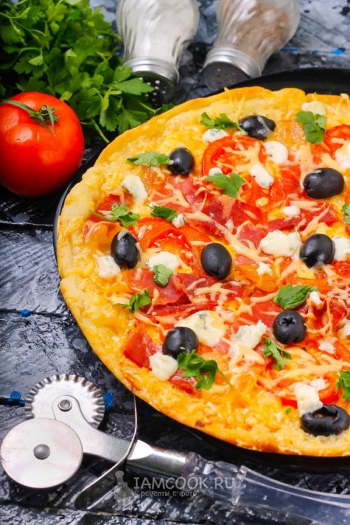 Тесто без дрожжей для пиццы на сковороде. Тесто для пиццы без дрожжей на воде — 5 минутный рецепт 29 Тесто без дрожжей для пиццы на сковороде. Тесто для пиццы без дрожжей на воде — 5 минутный рецепт 29