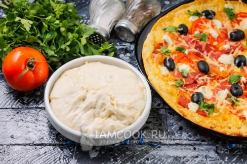 Тесто без дрожжей для пиццы на сковороде. Тесто для пиццы без дрожжей на воде — 5 минутный рецепт 27 Тесто без дрожжей для пиццы на сковороде. Тесто для пиццы без дрожжей на воде — 5 минутный рецепт 27