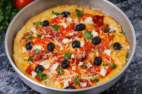 Тесто без дрожжей для пиццы на сковороде. Тесто для пиццы без дрожжей на воде — 5 минутный рецепт 26 Тесто без дрожжей для пиццы на сковороде. Тесто для пиццы без дрожжей на воде — 5 минутный рецепт 26