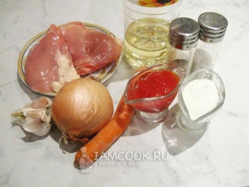 Гуляш из курицы c подливкой. Гуляш из куриного филе в сметанной подливке 33 Гуляш из курицы c подливкой. Гуляш из куриного филе в сметанной подливке 33