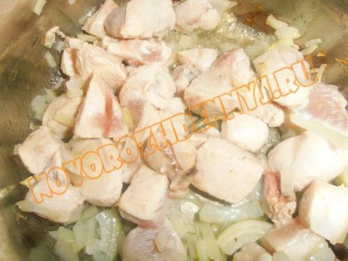 Гуляш из курицы, как в садике. Гуляш из куриной грудки