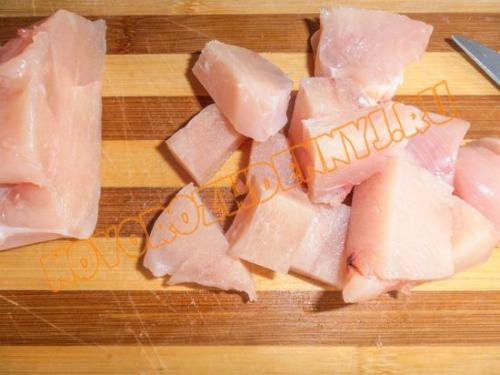 Гуляш из курицы, как в садике. Гуляш из куриной грудки